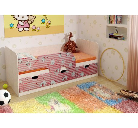 Детская кровать Минима Хеллоу Китти, спальное место 186х80 см